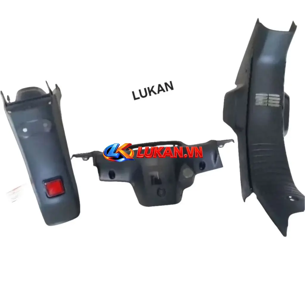 Bộ 3 nhựa đen nhám, áo xe DREAM Lùn zin Honda Thái xịn