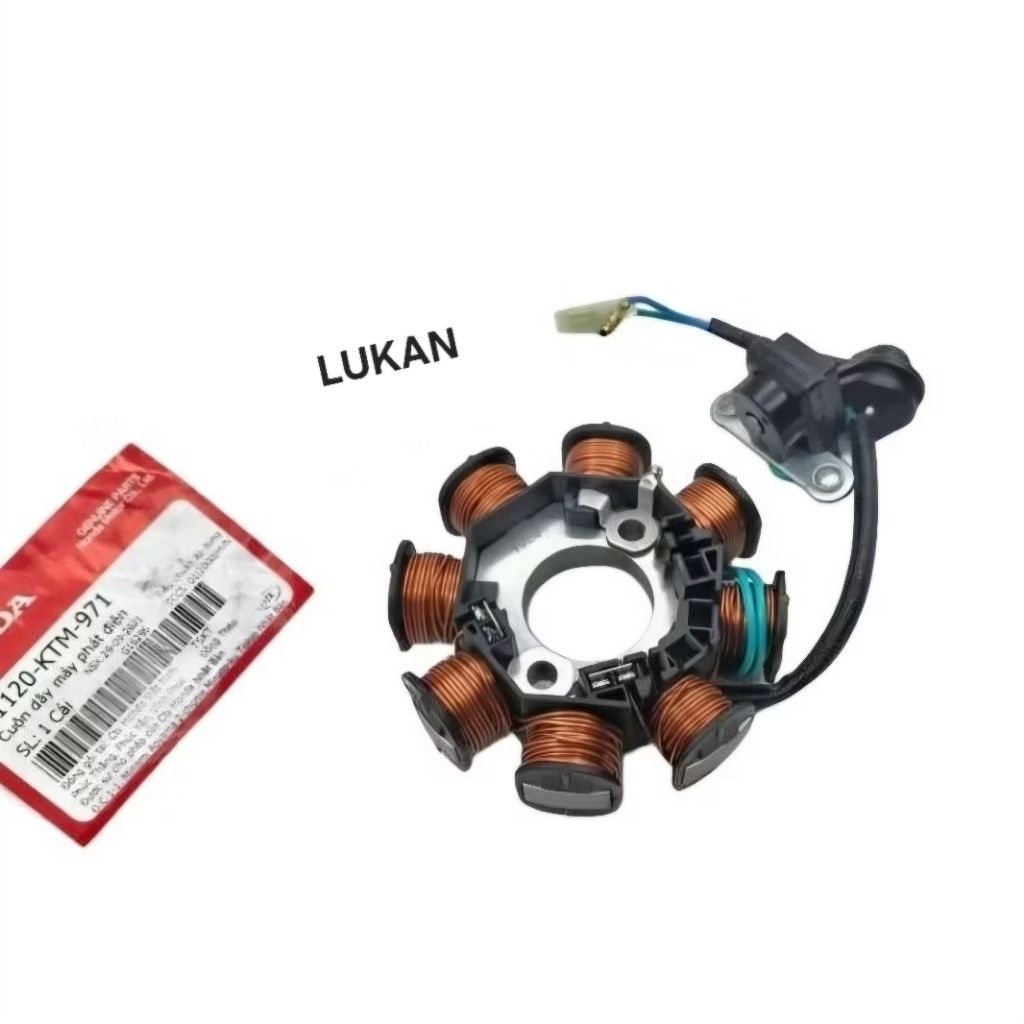 Cuộn lửa máy phát điện xe FUTURE 2, NEO, X 125... xăng cơ zin Honda 31120-KTM-971 - Ảnh 3