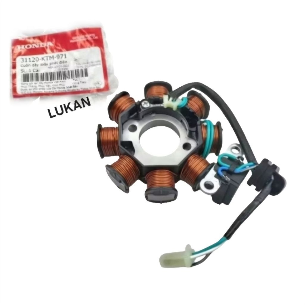 Cuộn lửa máy phát điện xe FUTURE 2, NEO, X 125... xăng cơ zin Honda 31120-KTM-971 - Ảnh 4