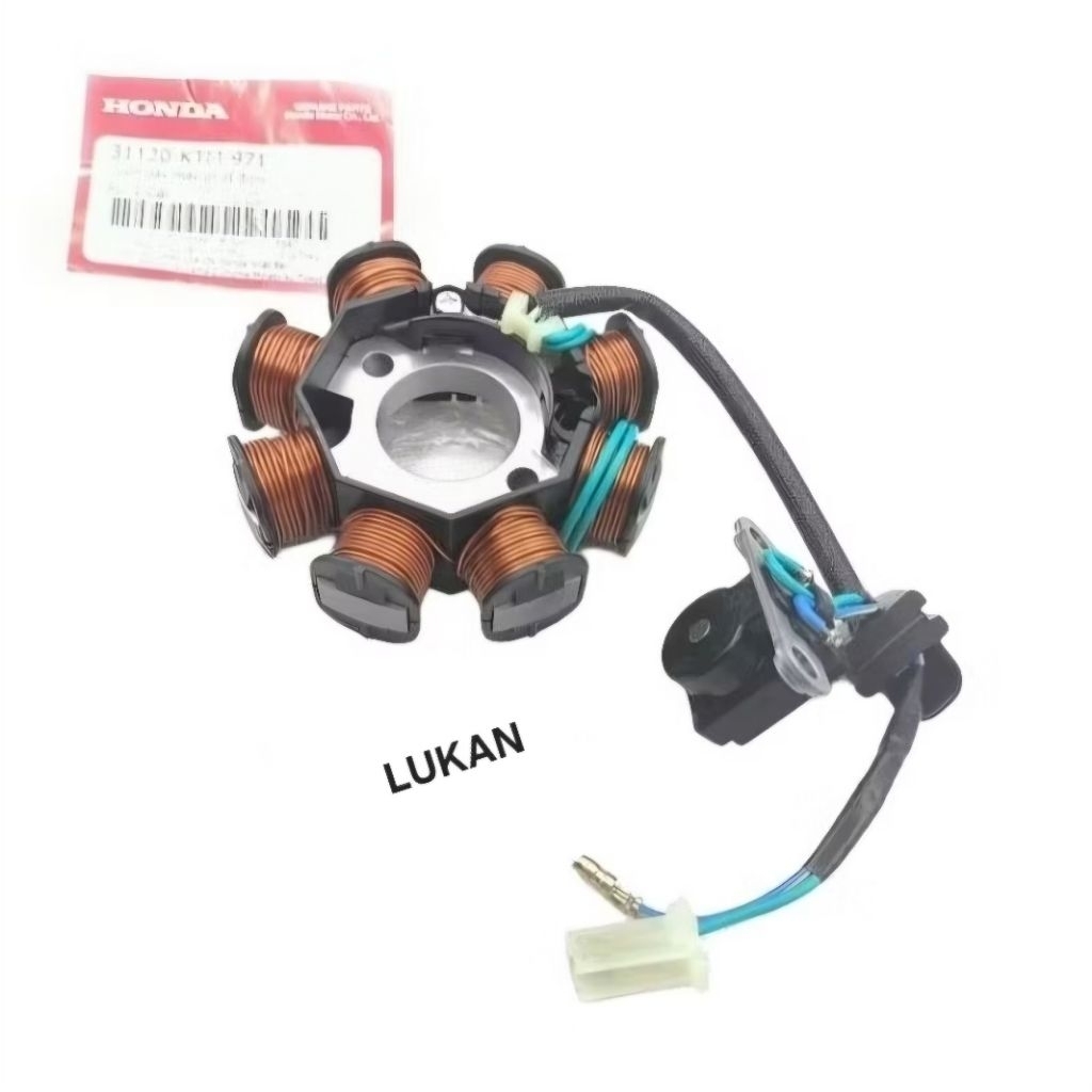 Cuộn lửa máy phát điện xe FUTURE 2, NEO, X 125... xăng cơ zin Honda 31120-KTM-971 - Ảnh 5