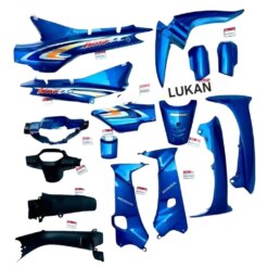 Bộ nhựa dàn áo, vỏ xe WAVE ALPHA đời đầu Xanh ngọc zin Honda