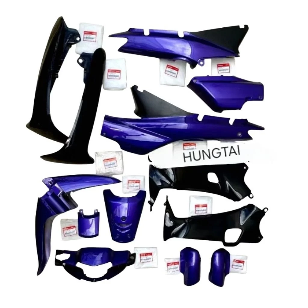 Bộ nhựa dàn áo, võ xe WAVE ZX Tím zin chính hãng Honda - Ảnh 2