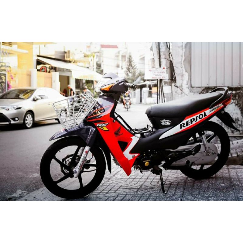 Bộ nhựa dàn áo, võ xe WAVE RS Cam zin Honda luôn tem repsol - Ảnh 5