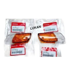Cặp nắp chụp, ốp võ đèn xi nhan trước xe DREAM Lùn zin Thái 33452-GN5-731, 33462-GN5-731