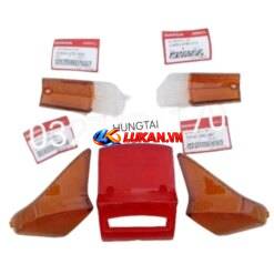 Bộ nắp chụp vỏ đèn hậu, xi nhan trước sau xe DREAM Thái zin Honda  33652-GN5-901, 33400-GN5-902