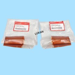Cặp nắp chụp, ốp võ đèn xi nhan trước DREAM Thái, Super đời đầu zin Honda 33400-GN5-902, 33450-GN5-901