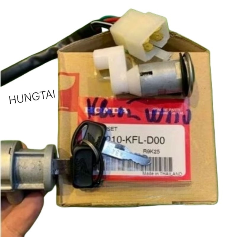 Bộ ổ khóa, công tắc điện xe WAVE Thái zin chính hãng 35010-KFL-D00 - Ảnh 2