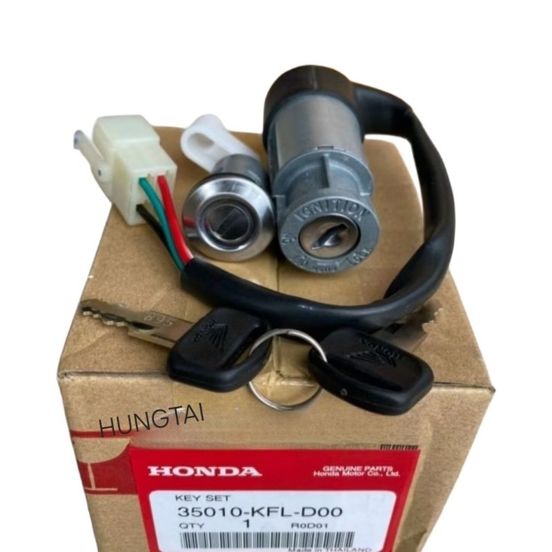Bộ ổ khóa, công tắc điện xe WAVE Thái zin chính hãng 35010-KFL-D00