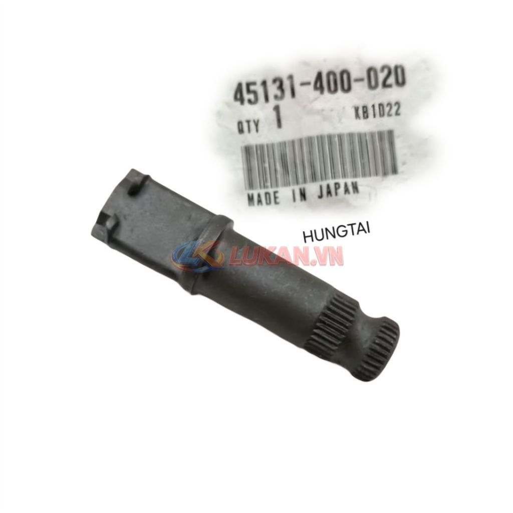 Trục cốt má phanh đùm sau đen xe DREAM Thái zin Japan 45131-400-020 - Ảnh 4