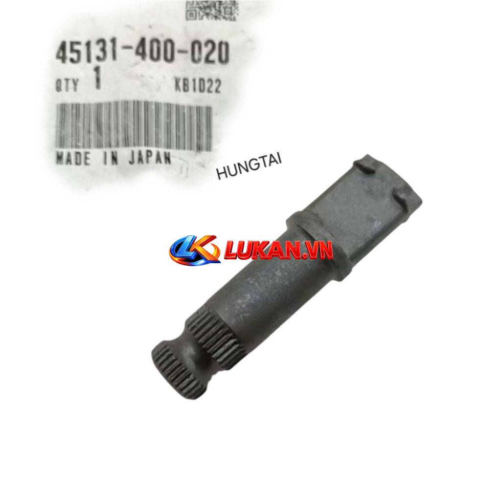 Trục cốt má phanh đùm sau đen xe DREAM Thái zin Japan 45131-400-020