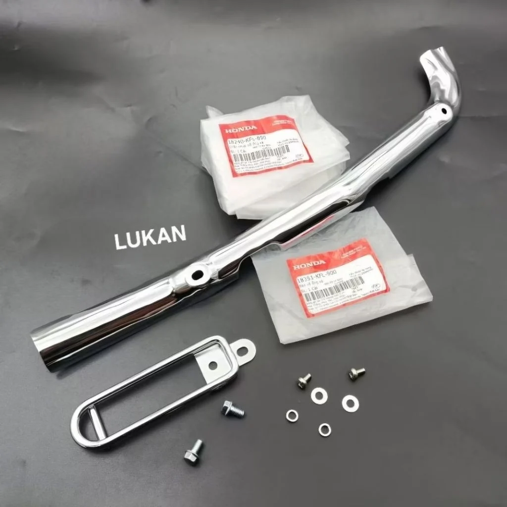 Bộ ốp vĩ che cổ pô, ống xã xe FUTURE 1 luôn ốc zin Honda 18240-KFL-890 - Ảnh 4