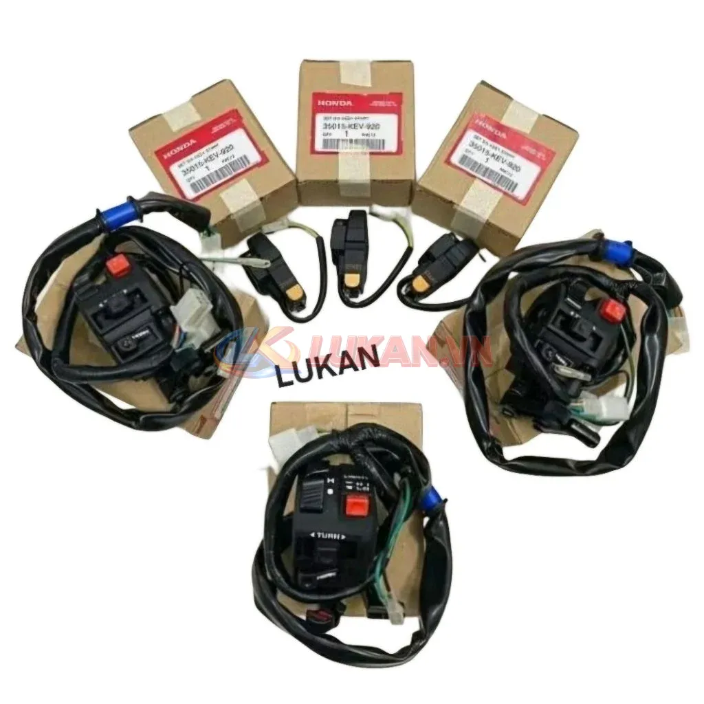Cặp cùm nút công tắc điện WAVE Thái zin chính hãng - Ảnh 2