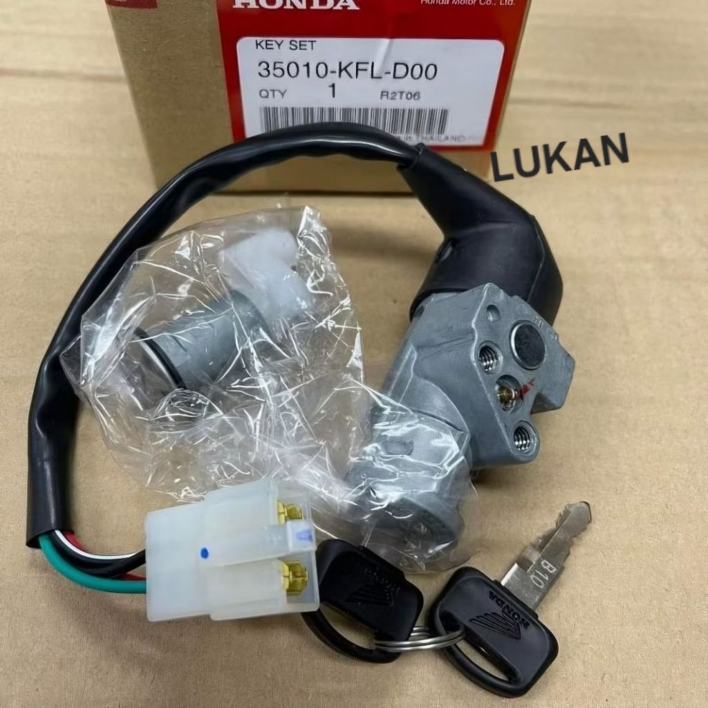 Bộ ổ khóa, công tắc điện xe WAVE Thái zin chính hãng 35010-KFL-D00 - Ảnh 4