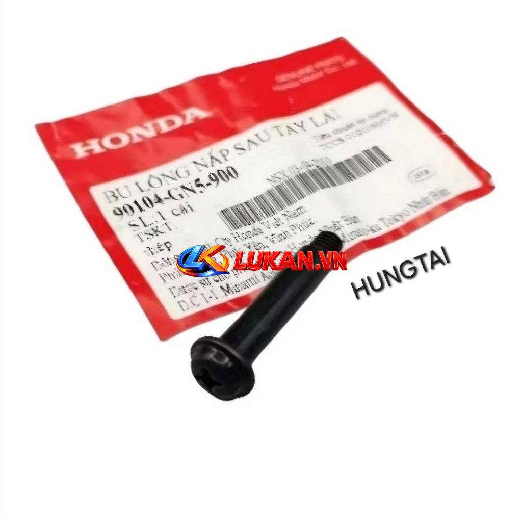 Ốc gáy nhựa đầu, bợ cổ đồng hồ xe DREAM zin Honda. Bu lông đen 90104-GN5-900