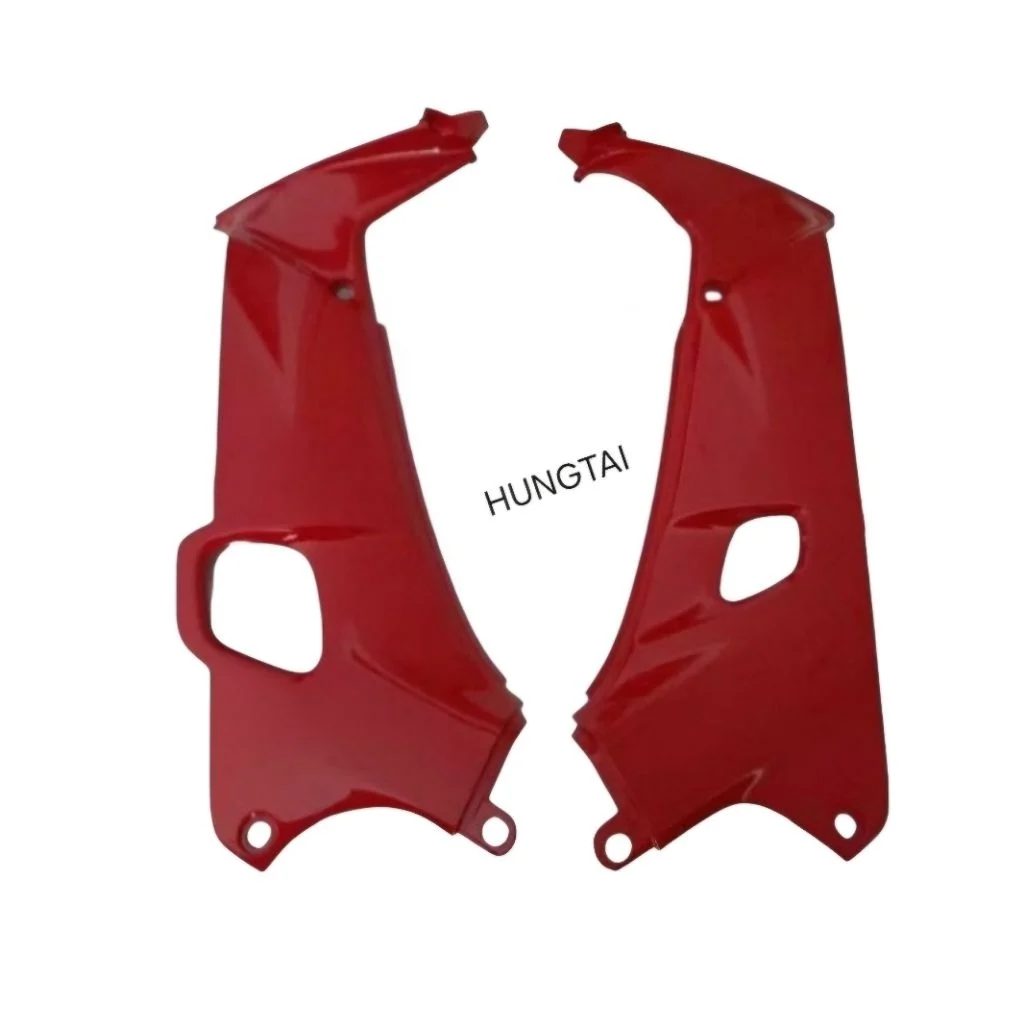 Cặp nhựa ốp bững yếm trong xe WAVE Thái đỏ zin Honda - Ảnh 2