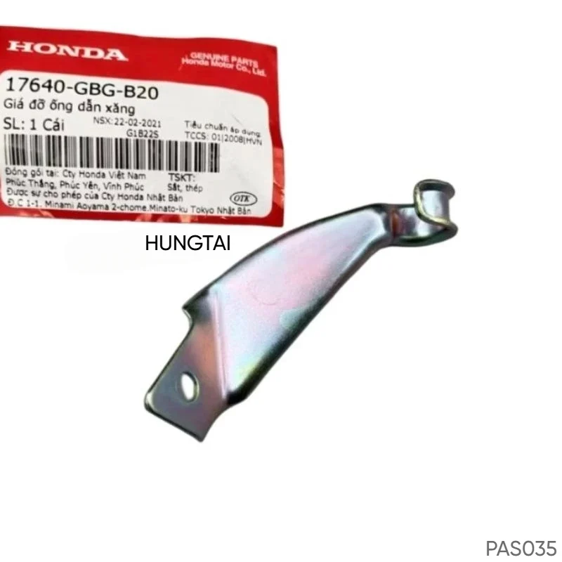 Giá, pass đỡ ống dẫn xăng xe DREAM, WAVE, FUTURE... zin Honda 17640-GBG-B20 - Ảnh 3