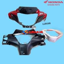 Bộ nhựa võ đầu đèn xe FUTURE X 125 màu Đỏ zin chính hãng