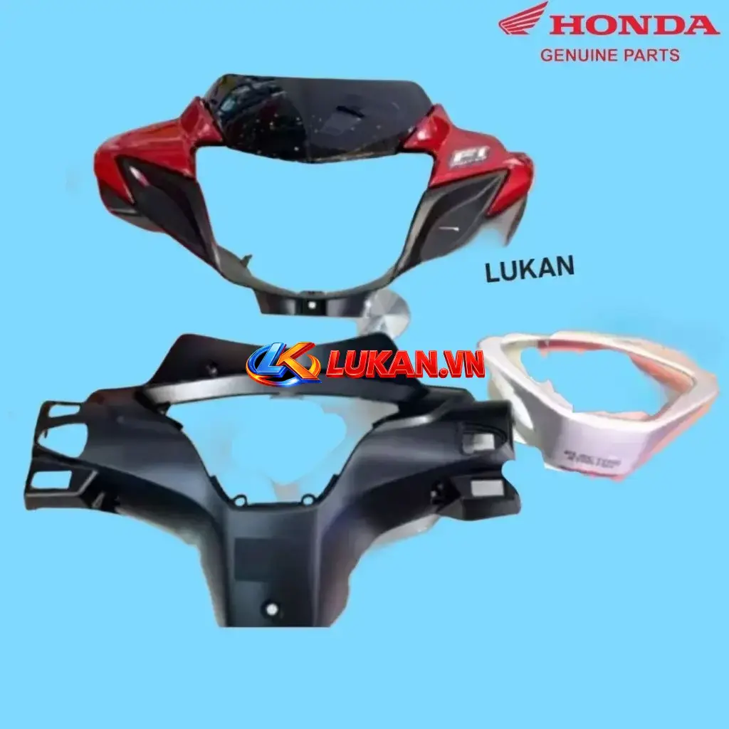 Bộ nhựa võ đầu đèn xe FUTURE X 125 màu Đỏ zin chính hãng