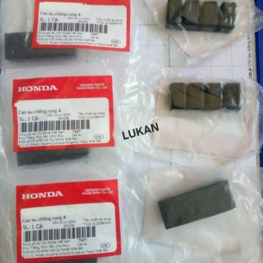 Bộ 4 cao su chống rung lòng xi lanh xe DREAM, WAVE, FUTURE... zin Honda 12196-KFM-900, 12195-KFL-850 - Ảnh 4