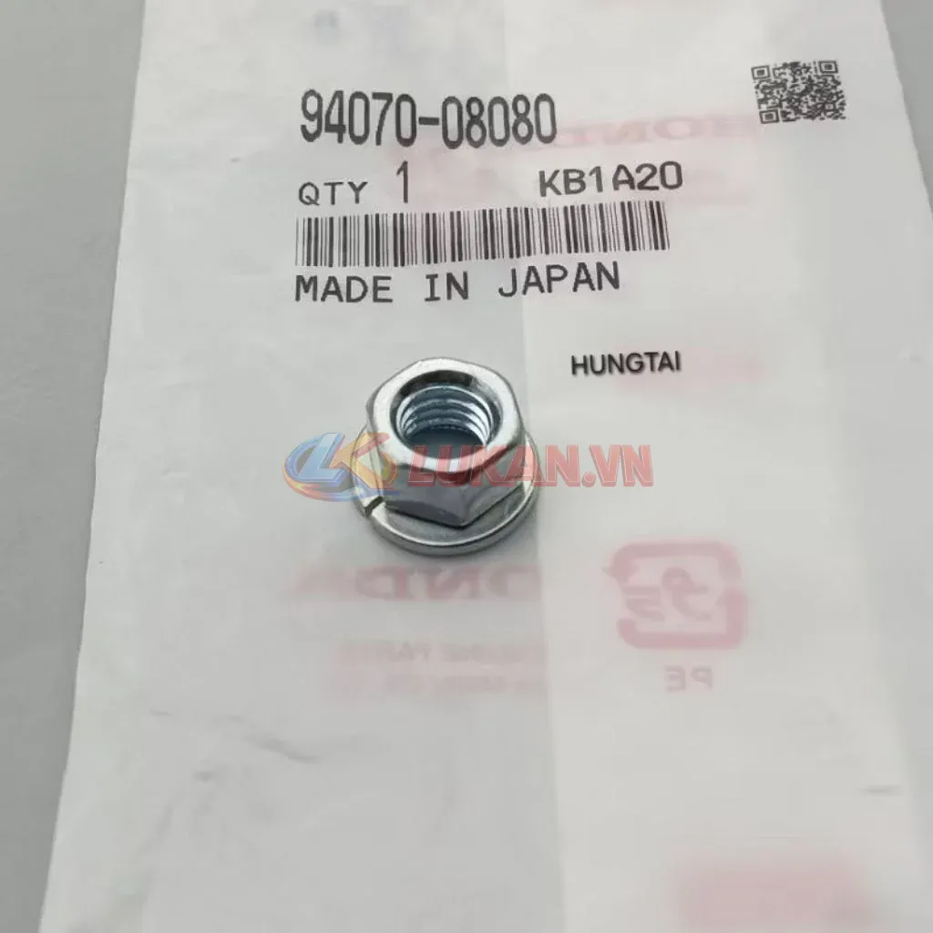 Ốc, tán treo treo pass pô xe DREAM Thái zin Honda Japan 94070-08080 - Ảnh 2