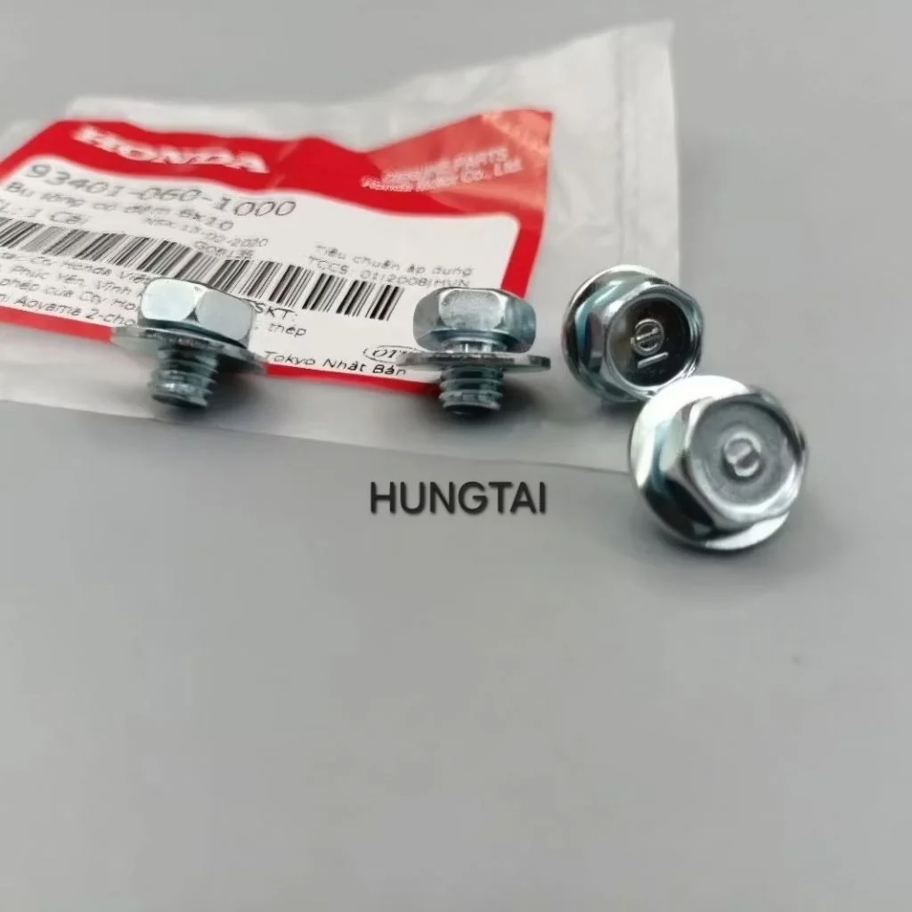 Bộ 4 ốc hộp xích, sên cacte DREAM, WAVE, FUTURE, CUB... zin Honda 90118-383-000, 93401-060-1000 - Ảnh 3