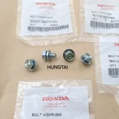 Bộ 4 ốc hộp xích, sên cacte xe DREAM, WAVE, FUTURE... zin Honda Thái 90118-383-000, 93401-06010-00