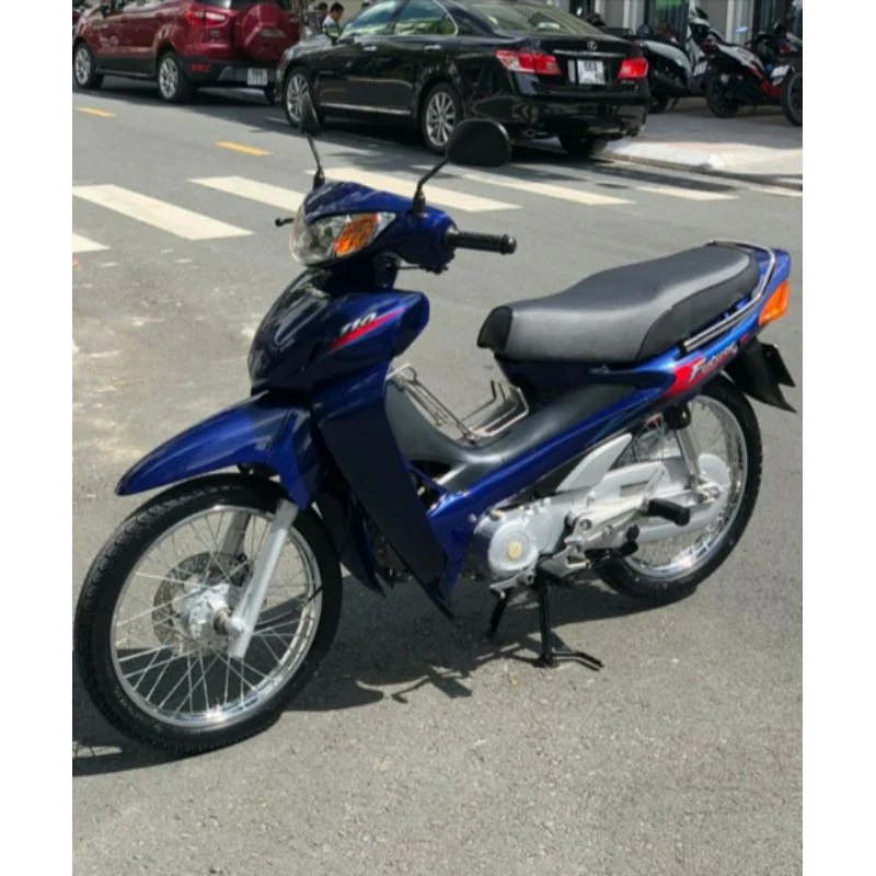 Bộ 3 nhựa vỏ đầu đèn, mặt nạ xe FUTURE 1 Xanh mực zin Honda - Ảnh 4