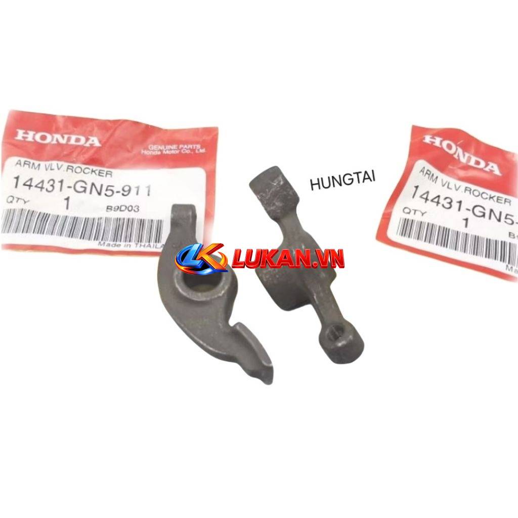 Cặp cò mổ xupap đầu quylat xe DREAM, WAVE, FUTURE 1.... zin Honda 14431-GN5-911