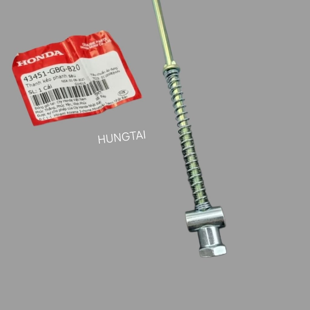 Cây đũa thắng, phanh sau xe DREAM zin Honda luôn ốc lò xo 43451-GBG-B20 - Ảnh 2