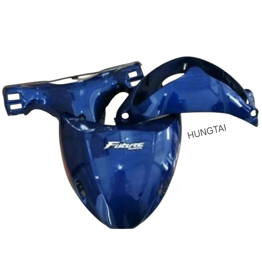 Bộ 3 nhựa vỏ đầu đèn, mặt nạ xe FUTURE 1 Xanh mực zin Honda - Ảnh 3