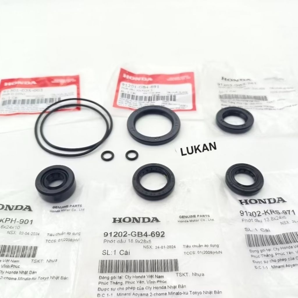 Bộ sin phốt, phớt lốc máy xe DREAM, WAVE, FUTURE 1.... zin Honda - Ảnh 5