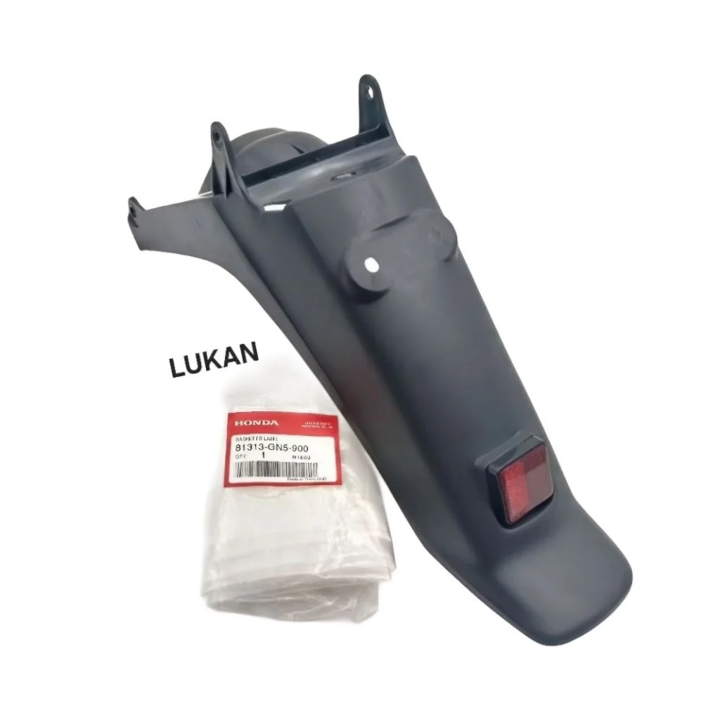 Nhựa dè đuôi biển số, chắn bùn sau xe DREAM Lùn zin Honda Thái - Ảnh 3