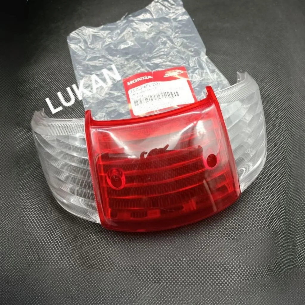 Bộ nắp chụp lái, võ đèn hậu stop WAVE ALPHA, ZX đời đầu zin 33753-KFL-D21, 33703-KFL-D21 - Ảnh 3
