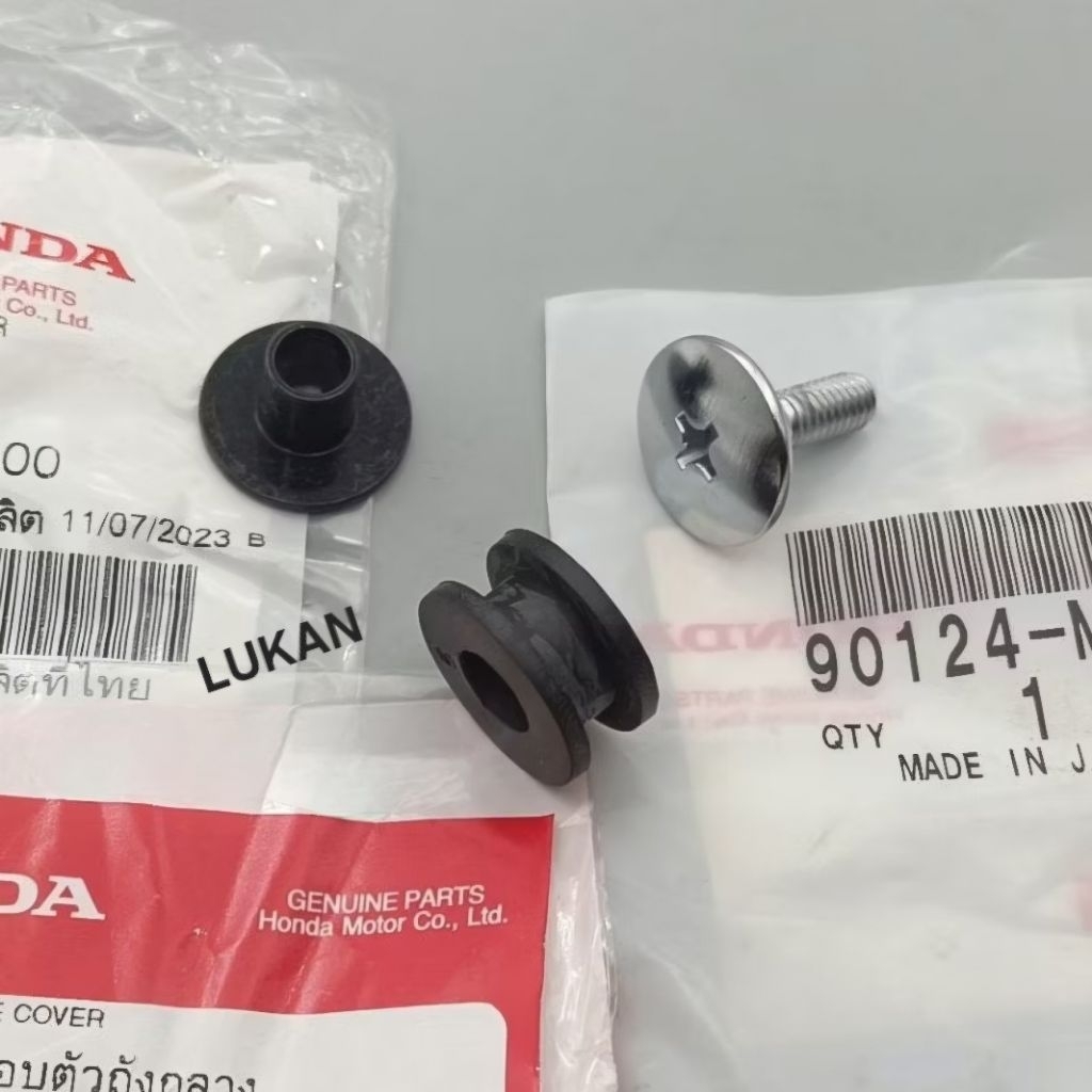 Bộ 3 Ốc, vít khâu cao su bững yếm xe WAVE Thái, FUTURE 1... zin 64405-KEV-940 - Ảnh 2