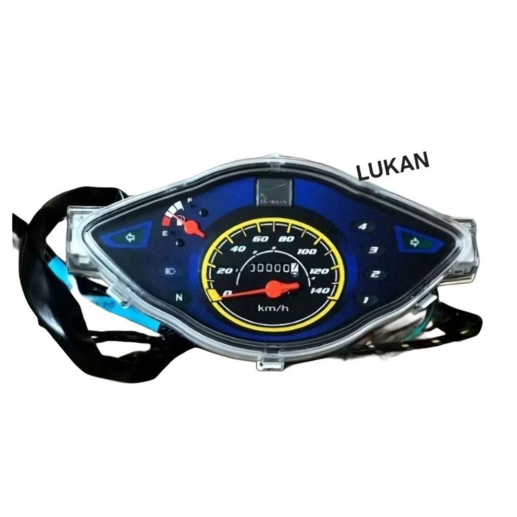 Cụm đồng hồ công tơ mét WAVE A, RSX 100.... Viền vàng zin Honda 37200-KVR-V51 - Ảnh 2