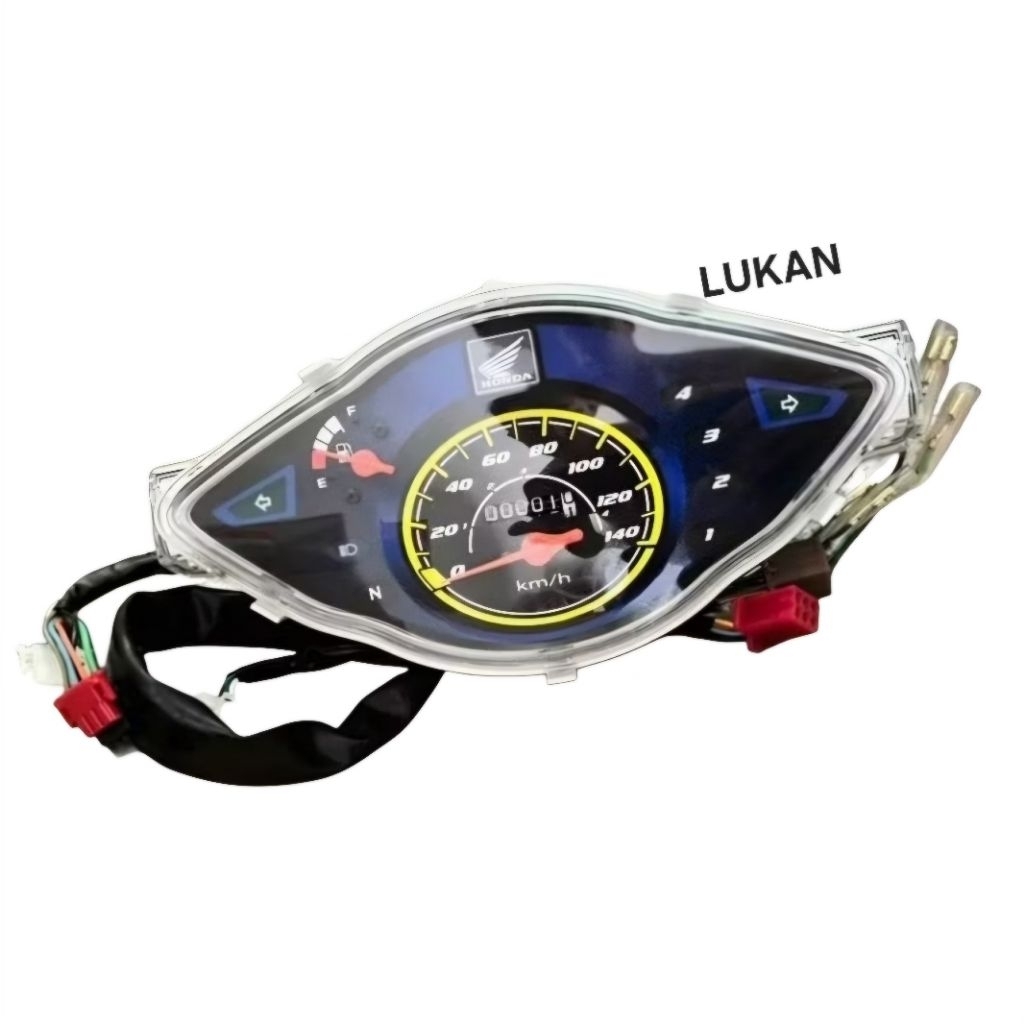 Cụm đồng hồ công tơ mét WAVE A, RSX 100.... Viền vàng zin Honda 37200-KVR-V51 - Ảnh 4