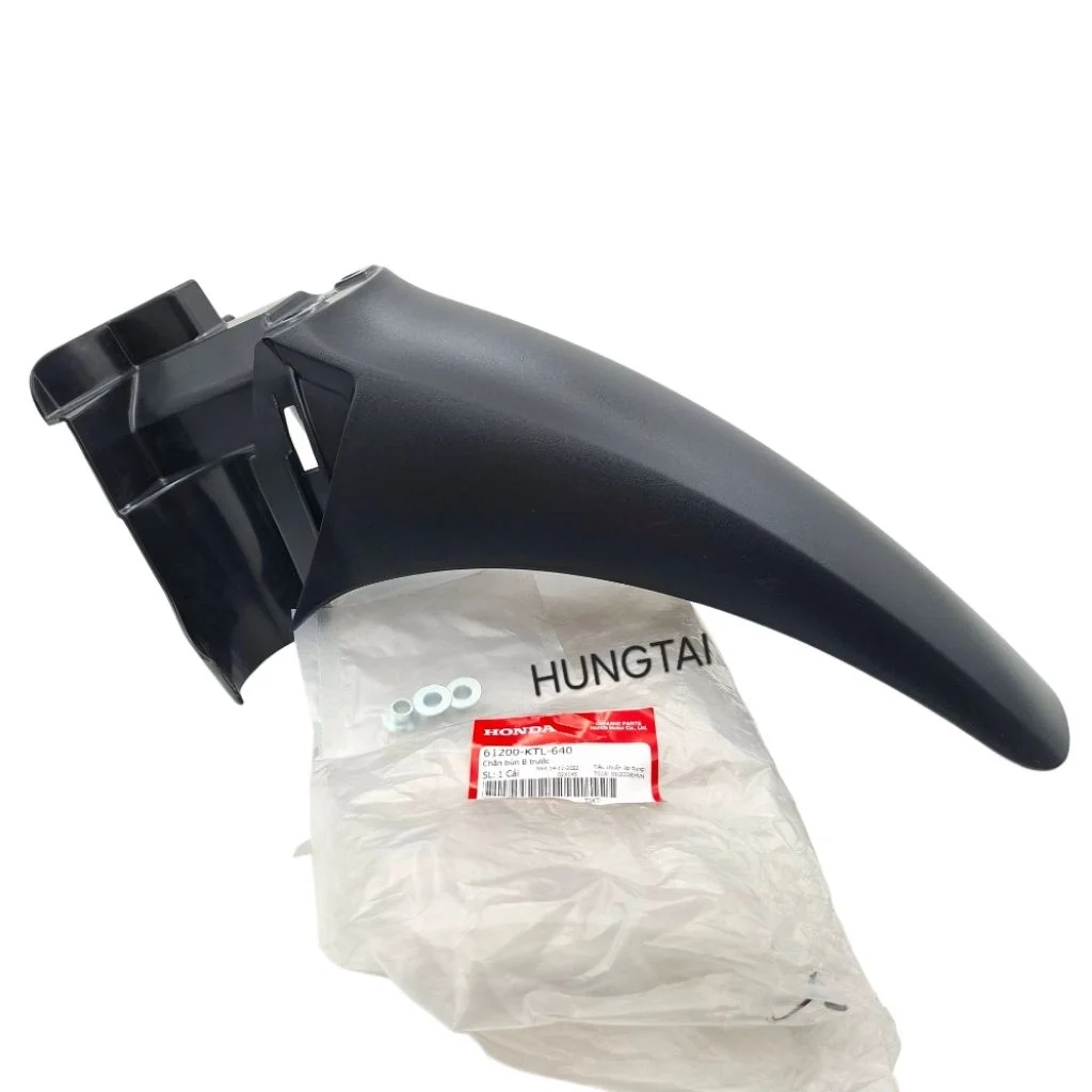 Nhựa nhám đen, dè B chắn bùn trước WAVE A, RS, S100, RSX... zin 61200-KTL-640 - Ảnh 2