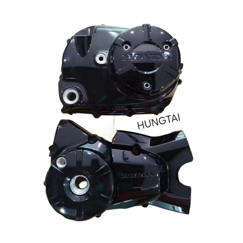 Bộ ốp lốc máy đen xe WAVE 125, FUTURE 125.... zin Honda Thái - Ảnh 2