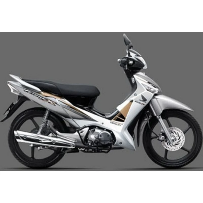 Bộ 4 ốp lốc máy xe FUTURE NEO, X 125 Xám zin Honda - Ảnh 2