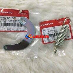 Móc lò xo chống đứng, giữa WAVE A, RS, S100, FUTURE 125.... zin Honda 95014-71102