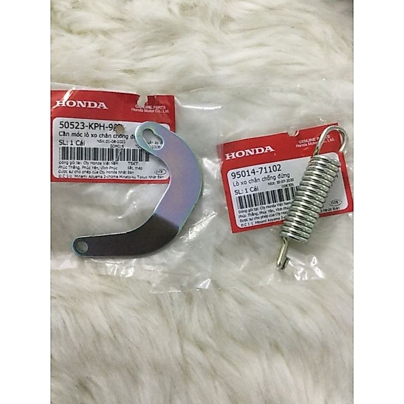 Móc lò xo chống đứng, giữa WAVE A, RS, S100, FUTURE 125.... zin Honda 95014-71102 - Ảnh 2