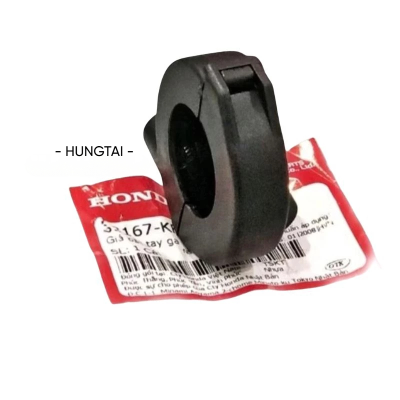 Cùm ống bao tay ga WAVE A, RS, S100, RSX, S110, BLADE... zin 53168-KFM-902, 53167-KFM-900 - Ảnh 2