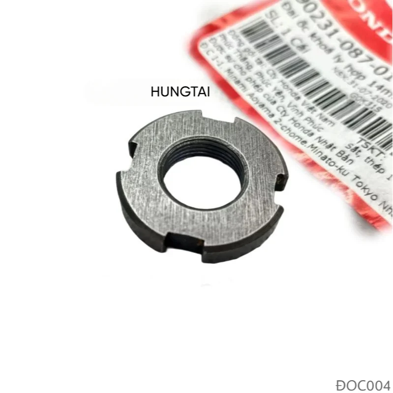 Ốc khóa chuông trước, nồi côn, ly hợp DREAM, WAVE, FUTURE.... tán 14mm zin 90231-087-010 - Ảnh 2