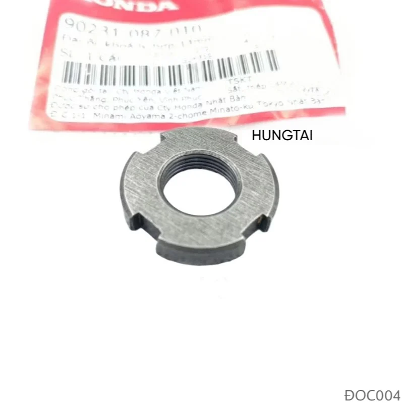 Ốc khóa chuông trước, nồi côn, ly hợp DREAM, WAVE, FUTURE.... tán 14mm zin 90231-087-010 - Ảnh 3