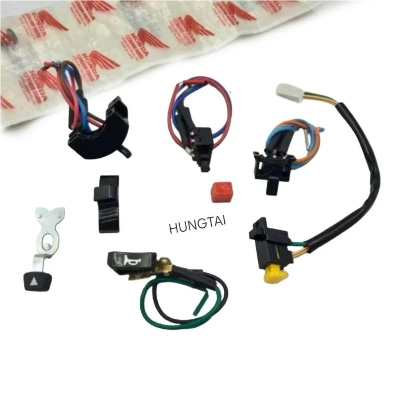 Bộ 5 nút bật công tắc điện, đèn xe WAVE Thái, ALPHA, ZX đời đầu - Ảnh 3