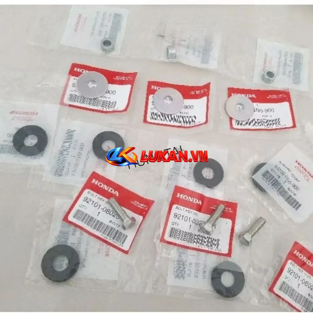 Bộ ốc bắt ghi đông sọ khỉ xe DREAM, WAVE.... zin Honda Thái xịn