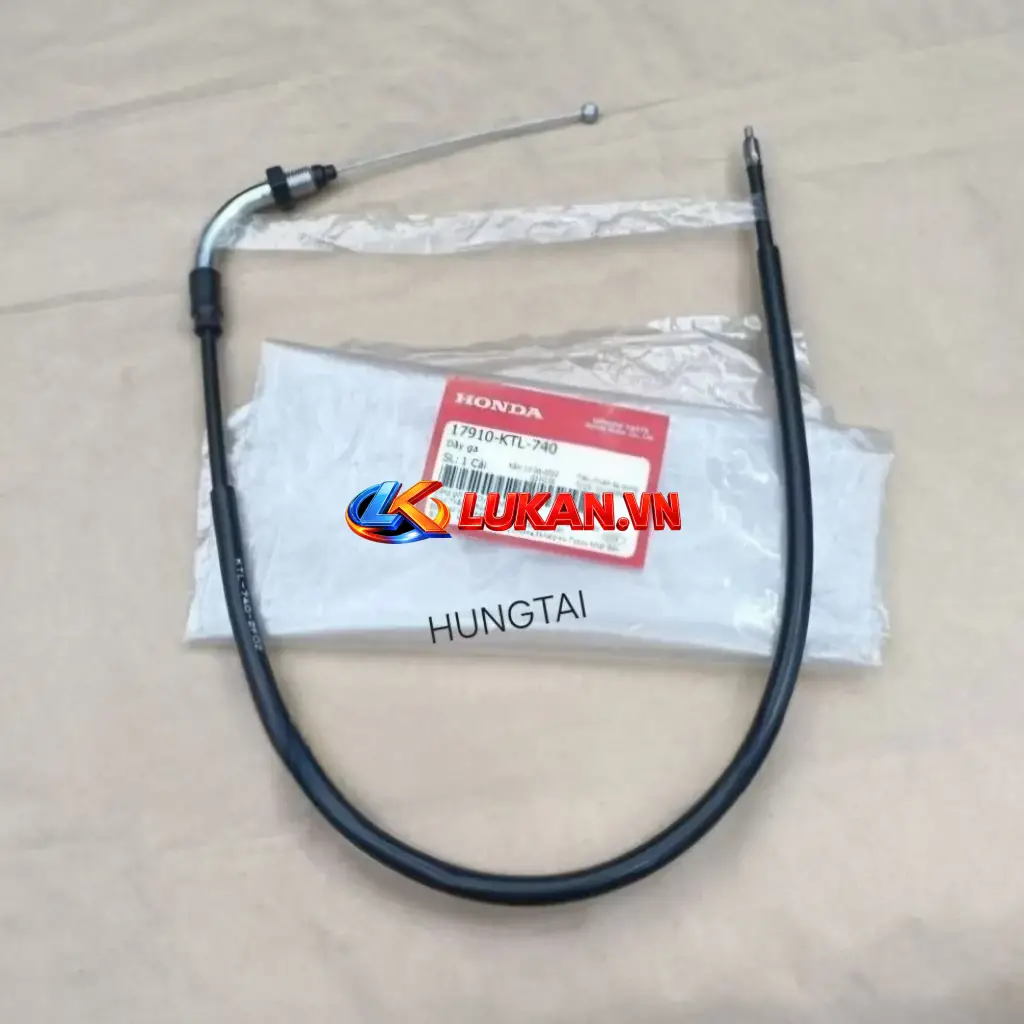 Sợi dây kéo ga xe WAVE A, ALPHA, RS, S100, RSX... zin Honda 17910-KTL-740