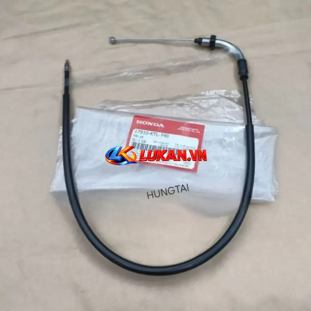 Sợi dây kéo ga xe WAVE A, ALPHA, RS, S100, RSX... zin Honda 17910-KTL-740 - Ảnh 2