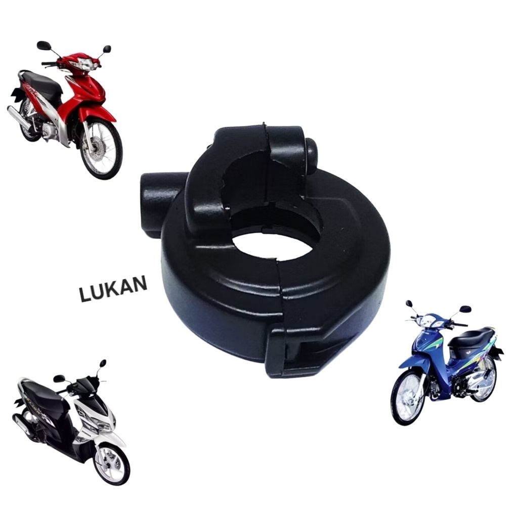 Cùm ống bao tay ga WAVE A, RS, S100, RSX, S110, BLADE... zin 53168-KFM-902, 53167-KFM-900 - Ảnh 6