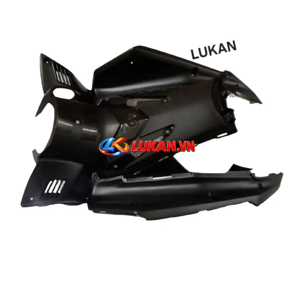 Nhựa nhám đen, ốp sườn yếm khóa WAVE RSX 2012 siêu nhân zin - Ảnh 4
